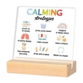 thumbnail image 1 of Back To School Acrylic Desk Decor Inspirational Motivational Stand With Base Cute Study Room Decor For Students丨N, 1 of 8