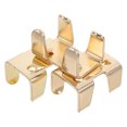 thumbnail image 1 of KALLORY 3Ud Clips De Cable De Hierro Para Cuerda Doble Resistente Color Dorado, 1 of 6
