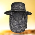 thumbnail image 4 of Sombreros De Protección Solar Sombrero de poliéster anti-UV Sombrero de sol unisex ajustable para deportes al aire libre (caqui) Tmvgtek Para Estrenar, 4 of 7