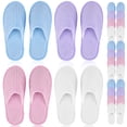thumbnail image 1 of 12 pares de zapatos de casa, zapatillas desechables para invitados, zapatillas de casa desechables para invitados, 1 of 5