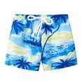 thumbnail image 1 of Xinhuaya Toddler Boys Girls Shorts Kids Printing Beach Sport Running Casual Quick Dry Swim Trunk  2-7Y, 1 of 4