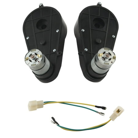 

2 Pcs 550 Universal Children Electric Car Gearbox With Motor