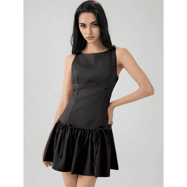 black and white dress attire Colorblock Gown Occasion:Races Size:18W US 8/10 (Bust 40 The Assembly Line Paper