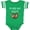 Football Green and White, variant on Inktastic My Great Aunt Loves Me Cute Sloth and Baby Boys or Girls Baby Bodysuit