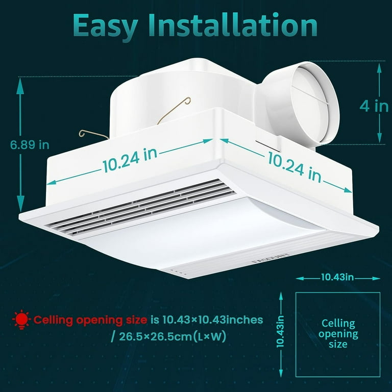Installing A Bathroom Vent Fan Light | Shelly Lighting