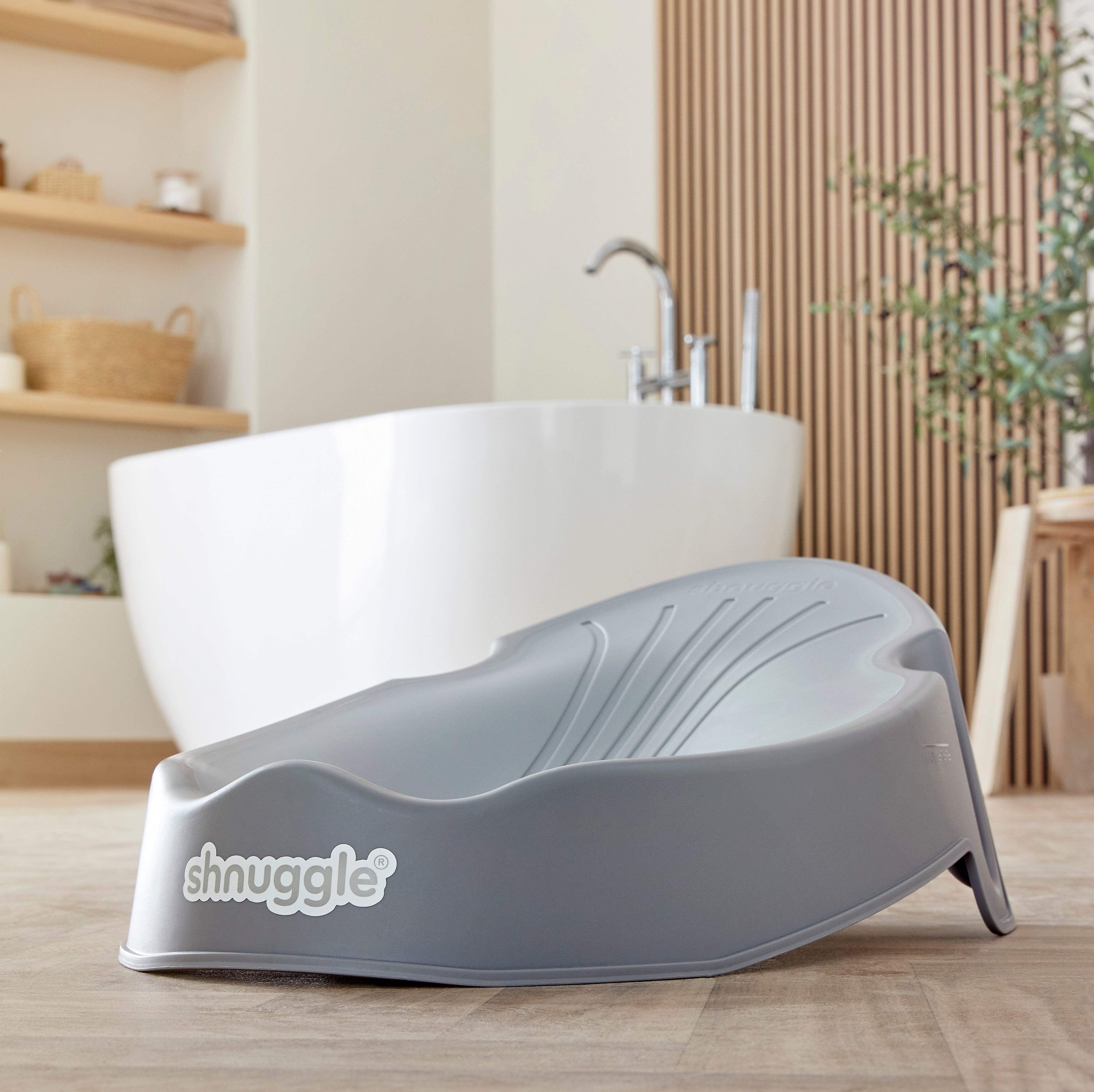 Shnuggle Newborn Baby Bath Support | Ergonomic, Non-Slip  Quick-Dry | From 0-6 months