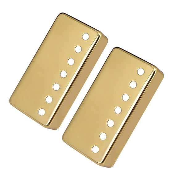 Cubiertas de pastilla de latón para guitarra eléctrica de 7 cuerdas shamjiam Dorado 2 unids