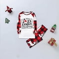 thumbnail image 1 of Pavied Pyjamas de Noël pour Famille, Ensembles de Pyjamas, Ensemble de Pyjamas de Noël Classiques pour Enfants avec Chapeau de Père Noël, Tenue Parent-Enfant Imprimée, Ensembles Assortis, Rouge 4-5 Ans, 1 of 3