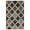 Chocolate, variant on Superior Viking Trellis Indoor Large Area Rug, 2' x 3', Cream