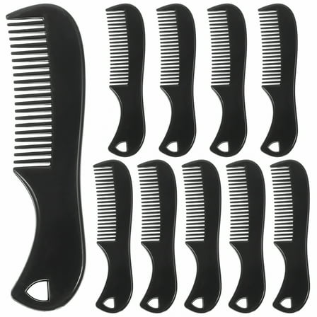 VANIDO 10pcs Mustache Combs Mens Beard Comb Travel Comb Pocket Comb Grooming Accessory
