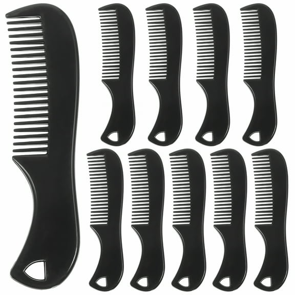 VANIDO 10pcs Mustache Combs Mens Beard Comb Travel Comb Pocket Comb Grooming Accessory