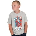 thumbnail image 5 of Officially Icee Logo Chill Out Crewneck T Shirts Boy Girl Teen Brisco Brands XS, 5 of 6