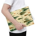 thumbnail image 4 of Pobuds Leather Laptop Sleeve, Padded Case, Thin Portable, Versatile Bag - Compatible with 13 inch laptops or MacBook Air Pro 13 inch 2016 or later - Horizontal, tree silhouettes and mountain (1), 4 of 5
