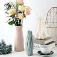 thumbnail image 2 of Florero nórdico moderno anticaída, florero ligero irrompible, maceta alta, diseño moderno, decoración geométrica, florero, sala de estar, pasillo, boda A, 2 of 4