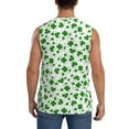 thumbnail image 4 of Daiia St Patrick's Day4 Printed Men's Tank Tops,Casual Soft Sleeveless Gym Muscle Shirts Bodybuilding Tee-Small, 4 of 8