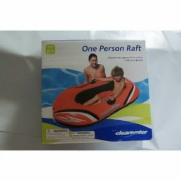 clearwater - one person raft - inflated size is 57 inches