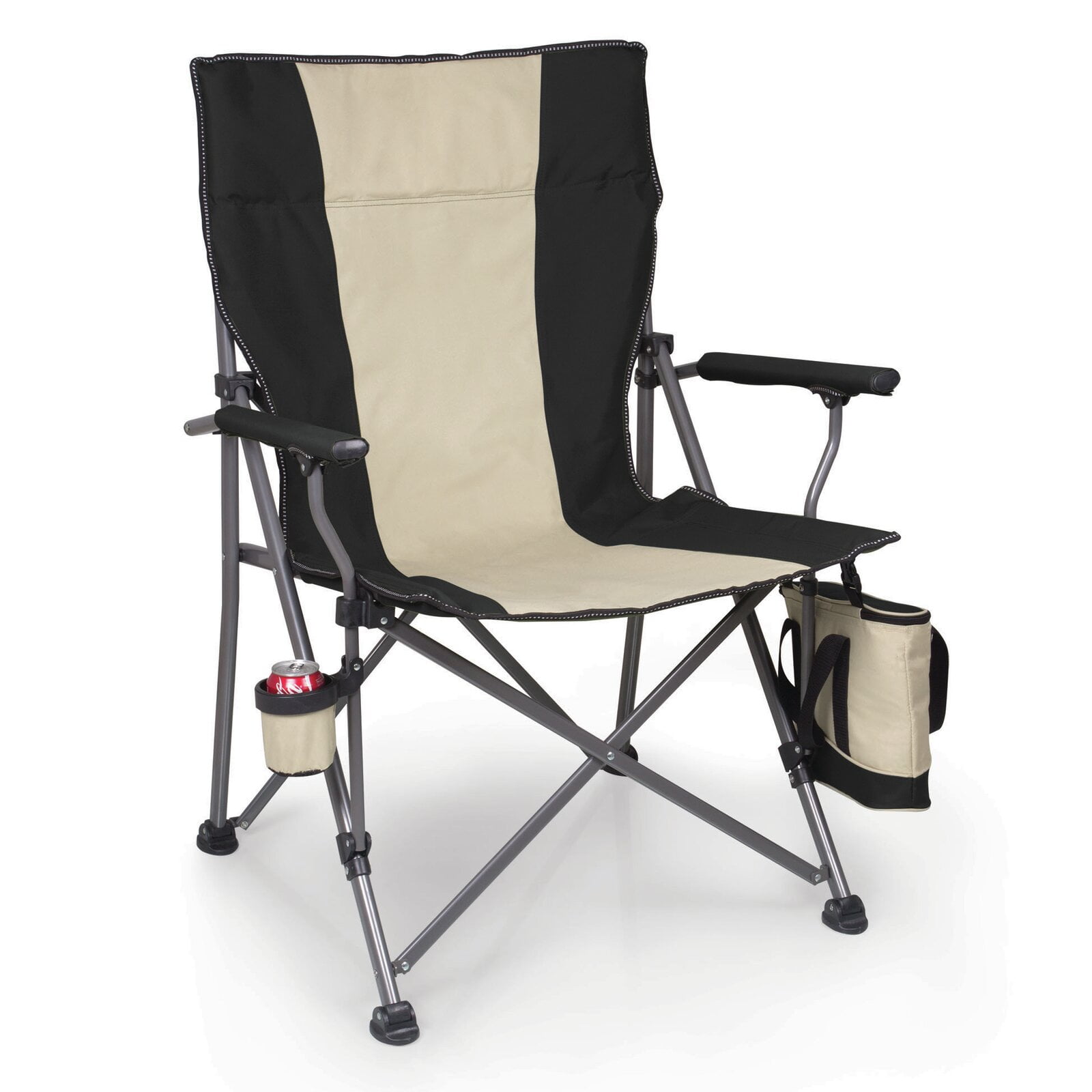 Oversize Big Man Woman Camp Chair Folding Portable 500 LB Cap Beach Padded Seat 