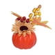 thumbnail image 5 of Mini calabaza artificial de otoño con girasol, hojas de arce y bayas para decoración de Halloween, 5 of 5
