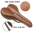 thumbnail image 5 of Bicycle Saddle Retro Bike Seat Hollow Cycling Saddle Vintage Custion Road Bike Mtb Saddle Classic Pu Leather Brown Bike Seat Banmo, 5 of 5