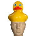 thumbnail image 6 of Classic Yellow Rubber Duck Costume Hat Halloween Accessory Adult Duck Head Design 21-Inch Size, 6 of 6