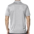 thumbnail image 3 of hoksml Men's Performance Short Sleeve Shirt Quick Dry Moisture Wicking Golf Casual Work Athletic Top, 3 of 8