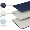 thumbnail image 4 of Memory Foam Bath Mat Non Slip Bathroom Rug, Blue Shower Floor Mat Super Absorb Machine Washable, Quick Dry Cozy Velvety Bath Rugs for Bathroom Toilet Bedroom (Blue, 100cm*160cm), 4 of 8