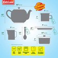 thumbnail image 4 of Kidzlane Play Tea Set, 15+ Durable Plastic Pieces, Safe and BPA Free for Childrens Tea Party and Fun, 4 of 4