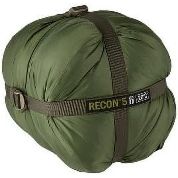 Elite Survival Systems Recon 5 -4 F Mummy Sleeping Bag, Olive Drab