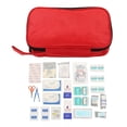 thumbnail image 1 of Trousse de Premiers Soins Comprend des Pansements Lingettes Humides Patchs Réducteurs de Fièvre Ciseaux Pinces Bandages Blocs Réfrigérants Trousse d'Urgence,Trousse de Premiers Soins d'Urgence,Trousses d'Urgence, 1 of 5