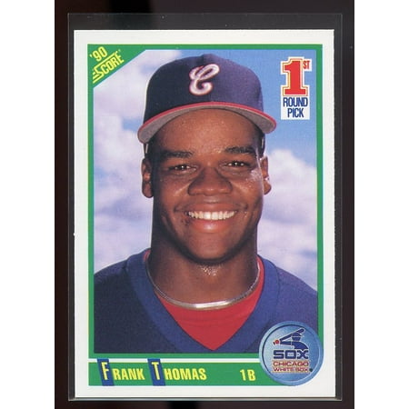 1990 score #663 FRANK THOMAS chicago white sox ROOKIE (Frank Best Rookie Blue)