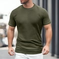 thumbnail image 2 of Men's Fashion Short Sleeve Casual Comfortable T-Shirt Breathable Soft Tee for Everyday Wear Stylish Fit Lightweight Summer Top Men's Oversized Tshirts Workout T-Shirt, 2 of 5