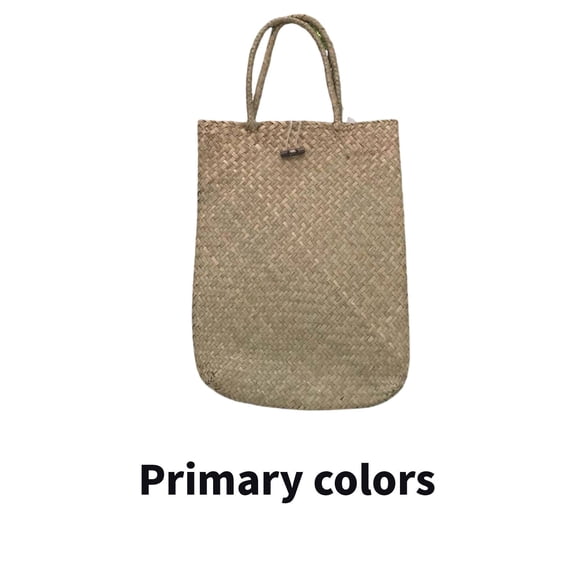 CCOCC Beach Bag,Plant Seaweed Weave Beach Bags for Women,Stylish Shoulder Large Purses for Women,Natural