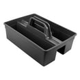 thumbnail image 2 of Cesta para herramientas de limpieza, cubo portátil, caja de almacenamiento para mayoría de los carros de limpieza y mantenimiento de lavanderías. Gris, 2 of 8