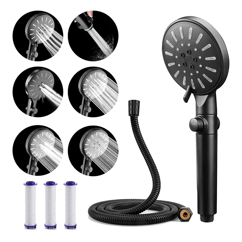 Shower Head with Hose, WaterSaving Shower Head, PressureIncreasing