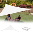 thumbnail image 2 of Sun Shade Triangle Sun Shade 95% Block Canopy for Patio Backyard Garden Outdoor Activities with Fixing Kit, 2 of 4