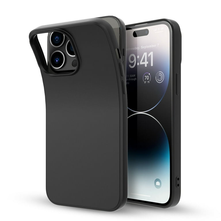 Aluminum Frame Metal Bumper Slim Case For iPhone 14 Pro Max Armor with Soft  Inner Raised Edge 14 Plus 13 Pro Max Cover