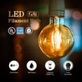 thumbnail image 2 of Euri Lighting VG25-3020ea 7 watt 2200K G25 Dimmable LED Light Bulb, 2 of 5