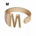 thumbnail image 1 of CUITING Fashion Adjustable Initial Alphabet Letter A-Z Ring Finger Rings Women Jewellery-Silver C, 1 of 9