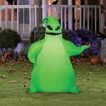 thumbnail image 2 of Gemmy Inflatable Green Oogie Boogie LED Lighted Yard Decoration - 42 in, 2 of 2