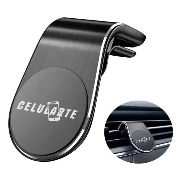 Soporte Magnético De Celular Para Rejilla Ventilación Coche Color Negro