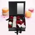 thumbnail image 2 of Regalo único hecho a mano en forma de delicada flor con caja de regalo Dispensador de jabón romántico con pétalos de rosa, 2 of 8