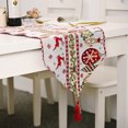 thumbnail image 1 of Camino de mesa navideño Camino de mesa rojo de Papá Noel Mantel navideño Mantel navideño Mantel de Papá Noel Decoración de mesa a cuadros navideños para mesa de comedor Fiesta Granja Cocina Navidad(B) Sailing Electrónica, 1 of 5