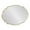Gold, variant on Kate and Laurel Leanna Modern Scalloped Wall Mirror, 18 x 24, Gold, Glam Oval Mirror for Wall