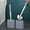 Gray GY, variant on Latrodar Household Toilet Brush With No Dead Corners Long Handle Enduring athroom Cleaning Purple 15.2x5.44 Inch Home Essentials