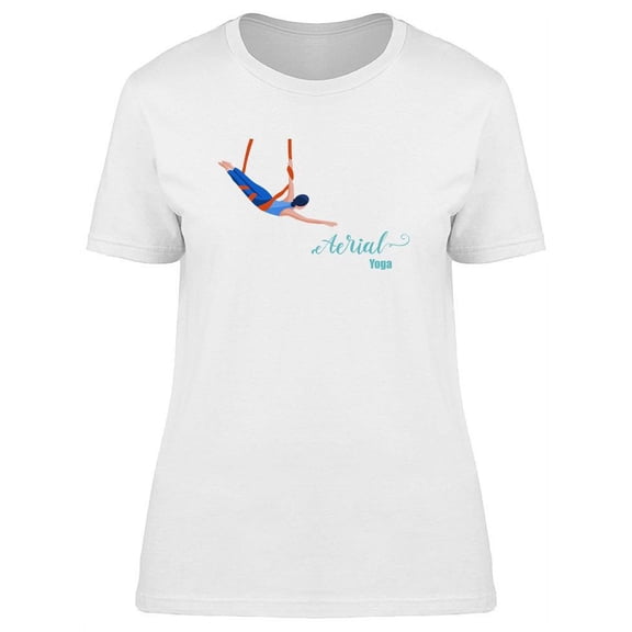 Aerial Yoga Dancer T-Shirt Women -Image by Shutterstock, Female XX-Large