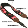 thumbnail image 3 of TrueSHOT Camera Neck Strap with Accessory Storage Pockets by USA Gear - Works with Canon , Nikon , Sony and Many More DSLR , Mirrorless & Instant Cameras!, 3 of 7