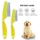 thumbnail image 4 of Peine para para Y Gatos Peine para Pulgas Peine Con Agujas Acero Juego Productos para para Eliminación Pulgas Y Garrapatas Encriptadas Juego 2 Piezas (amarillo) (amarillo + Pequeño), 4 of 9