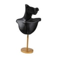 thumbnail image 4 of Milageto Bust Jewelry Display Model Elegant Jewelry Mannequin for Showroom Show Trade Black, 4 of 8