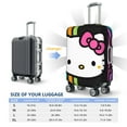 thumbnail image 5 of Hello Kitty Travel Luggage Cover Suitcase Protector Anti Scratch Suitcase Cover Washable Baggage Covers, 5 of 7