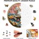 thumbnail image 4 of Puzle de madera Queenisray, 200 piezas, caballo blanco galopante, 4 of 7